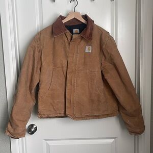 Carhartt Zip Up Collared Long Sleeve Lined Outdoor Quilted Jacket